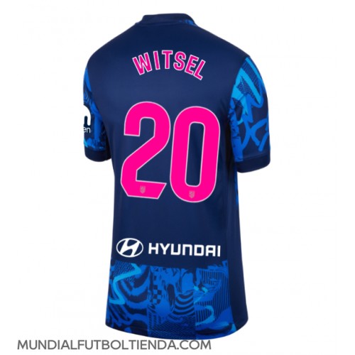 Camiseta Atletico Madrid Axel Witsel #20 Tercera Equipación Replica 2024-25 para mujer mangas cortas